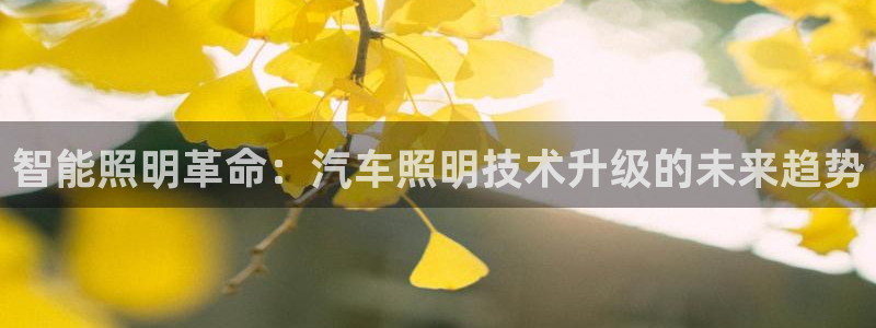智能照明革命:汽车照明技术升级的未来趋势